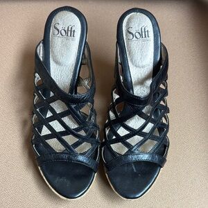 Women's Black Soffit Sandals